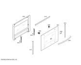 Схема №8 U1322W0GB с изображением Панель управления для духового шкафа Bosch 00443930