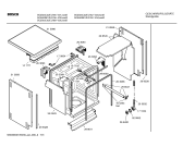 Схема №6 SGS43C42EU с изображением Передняя панель для посудомоечной машины Bosch 00449517