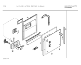 Схема №5 SGIATH3 VA311F5U с изображением Передняя панель для электропосудомоечной машины Bosch 00350663