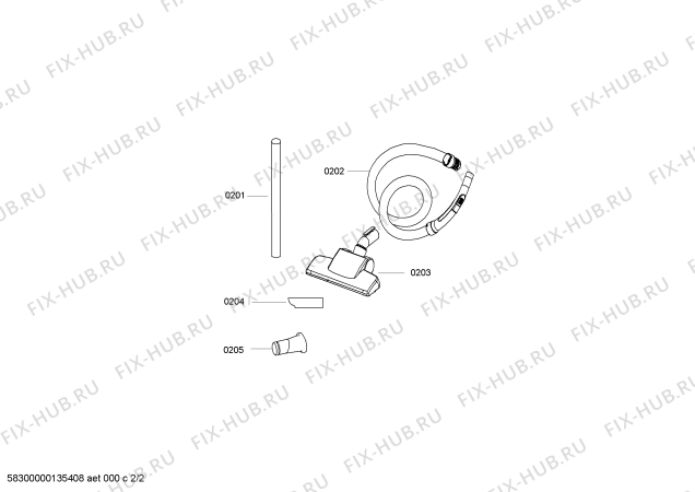 Схема №1 AS2150 с изображением Вакуумная щетка для пылесоса Bosch 00707797