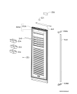 Схема №1 RKE73925MW с изображением Крышка для холодильника Aeg 140044092017