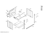 Схема №3 B15E42N0GB с изображением Панель управления для духового шкафа Bosch 00675074