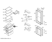 Схема №3 KGS36X30 с изображением Дверь морозильной камеры для холодильника Bosch 00680364
