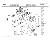 Схема №6 SHI57T05EU с изображением Передняя панель для электропосудомоечной машины Bosch 00439389