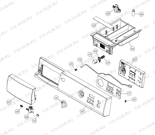 Взрыв-схема стиральной машины Gorenje W6461 US   -Titanium SS (900003307, WM50) - Схема узла 04