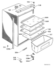 Схема №1 ZI9155 с изображением Полка для холодильной камеры Aeg 2249604683