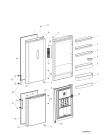 Схема №3 WNF9T3ZXH (F153529) с изображением Дверца для холодильника Indesit C00517192
