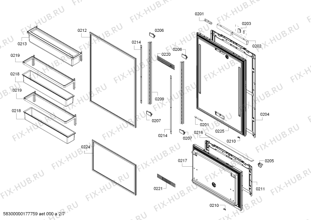 Схема №4 RB472301 Gaggenau с изображением Компрессор для холодильника Bosch 00145974