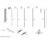 Схема №6 K7791X0 с изображением Стеклопанель для холодильника Bosch 00680005