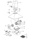 Схема №1 EFC6414X/EU с изображением Всякое для вытяжки Aeg 50247135002