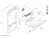 Схема №7 T36BB920SS Thermador с изображением Поднос для холодильной камеры Bosch 00776999