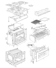 Схема №2 D906GWF с изображением Модуль (плата управления) для плиты (духовки) DELONGHI 35C9149SD1