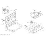 Схема №4 HEA33U340 с изображением Ручка переключателя для духового шкафа Bosch 00613934