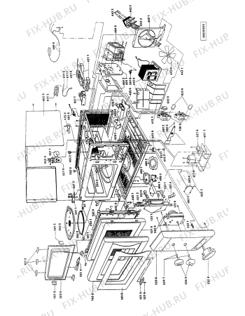 Схема №1 AKL 530 WH I с изображением Дверца для микроволновки Whirlpool 481990200006