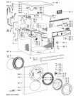 Схема №2 AWO/D 7244 с изображением Двигатель (мотор) для стиральной машины Whirlpool 480111100308