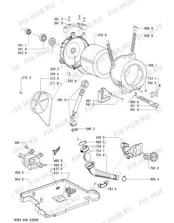 Схема №2 MAF 8018 AW с изображением Фрикционное колесо для стиралки Whirlpool 481252858043