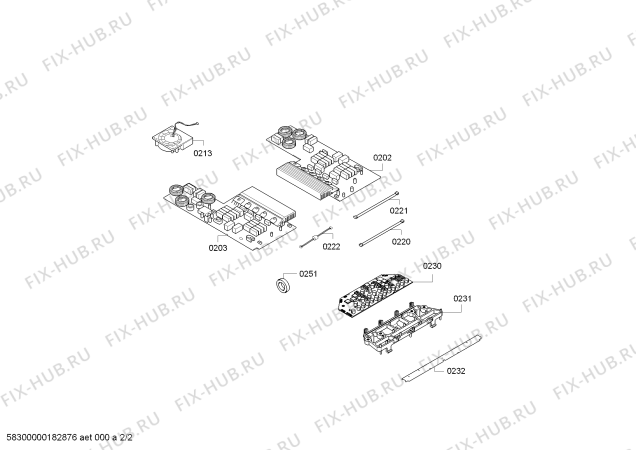 Схема №2 5II84350 BL.4IH.80.MUT.21CZ.X.80BasF.X.XX с изображением Стеклокерамика для плиты (духовки) Bosch 00772095