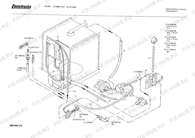 Схема №6 CG6400 CG640 с изображением Кнопка для посудомойки Bosch 00025108