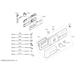 Схема №3 3TS760C с изображением Панель управления для стиралки Bosch 00446925