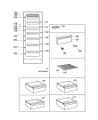 Схема №1 EUF29400AC с изображением Панель ящика для холодильной камеры Electrolux 2059012944