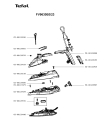 Схема №1 FV9635E0/23 с изображением Ручка для электроутюга Tefal CS-00128908