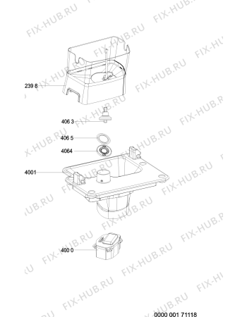 Схема №10 KRSM 9050 с изображением Рукоятка для холодильника Whirlpool 482000015490