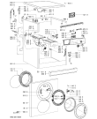 Схема №2 WAK 6324 с изображением Декоративная панель для стиральной машины Whirlpool 480111102991