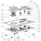 Схема №1 JZT-HG1825AB (574307, HG8BBE1E) с изображением Керамическая поверхность для плиты (духовки) Gorenje 567135