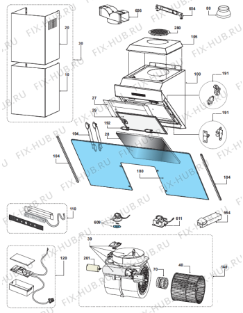 Схема №1 DVG9530BX (340596, TOP.....-1S3HE) с изображением Крышка для вентиляции Gorenje 356793