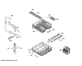 Схема №6 SMV50M30EU с изображением Передняя панель для электропосудомоечной машины Bosch 00701511