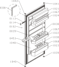 Схема №1 FCB320/EANFIA+ (330740, HZFI2827AF) с изображением Холдер для холодильника Gorenje 378389