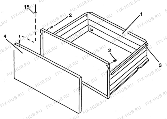 Взрыв-схема плиты (духовки) Atlas AEK2496B - Схема узла H10 Oven Door bi (small)