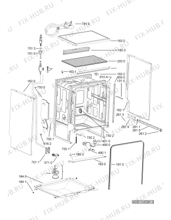 Схема №4 GS 435 с изображением Микромодуль для посудомойки Whirlpool 481010694605