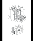 Схема №5 DGX654 с изображением Панель для электропечи DELONGHI 35C65C3LDL