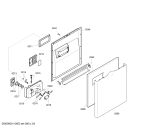Схема №4 SGS47M22EU Silence VarioFlex с изображением Набор кнопок для посудомоечной машины Bosch 00425800