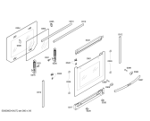 Схема №6 B4560N0FN с изображением Панель управления для плиты (духовки) Bosch 00445889
