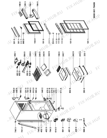 Схема №1 ARC5030 (F091985) с изображением Инструкция по обслуживанию для стиральной машины Indesit C00359327