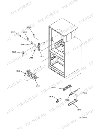 Схема №13 G25E FSB23IX с изображением Дверь для холодильной камеры Whirlpool 481241829779