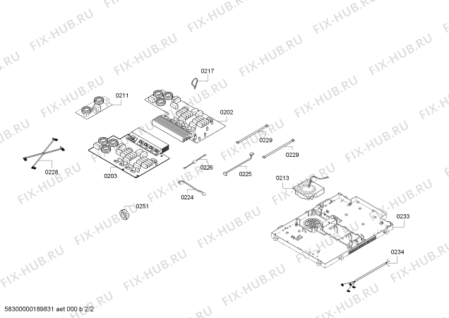 Взрыв-схема плиты (духовки) Bosch PIM875N24V BO.5M.80.TOP.24.FS.TopF.X.XX - Схема узла 02