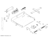 Схема №8 MT27BB Trim Kit с изображением Рамка для плиты (духовки) Bosch 00368497