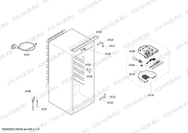 Схема №4 KSW20S00 с изображением Поднос для холодильника Bosch 00668203