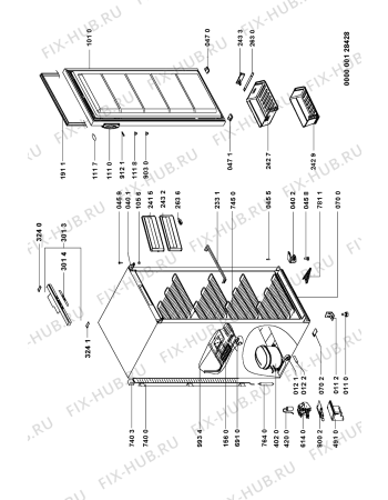 Схема №1 AFG 7051 с изображением Электрокомпрессор для холодильника Whirlpool 481236038871