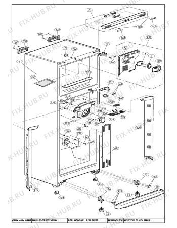 Схема №5 BEKO NDP 9110 HCA (6054487182) с изображением Крышечка для холодильника Beko 4311580585