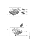 Схема №2 FAV44060VI с изображением Ящик (корзина) для посудомоечной машины Aeg 1118401106
