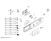 Схема №3 WM10A262BY с изображением Панель управления для стиралки Siemens 00702932