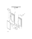 Схема №7 KRFC - 9010  B с изображением Дверка для холодильной камеры Whirlpool 482000021644