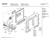 Схема №5 SE55490 с изображением Передняя панель для посудомойки Siemens 00357897