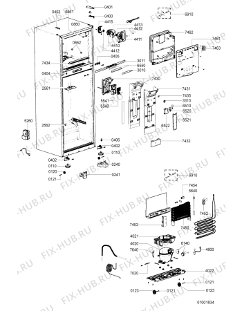 Схема №2 VS 400 IX с изображением Дверца для холодильной камеры Whirlpool 481241610644