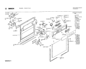 Схема №4 0730201564 SMU6200 с изображением Панель для электропосудомоечной машины Bosch 00112807