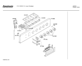 Схема №4 CH13160 с изображением Панель для плиты (духовки) Bosch 00272896